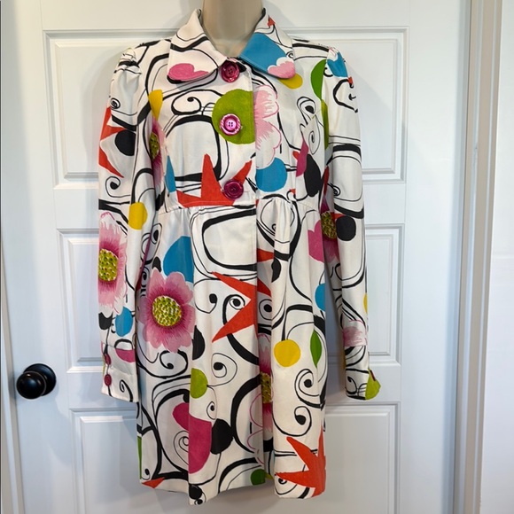 3 Sisters Trench Coat Jacket Size Medium - Picture 1 of 12